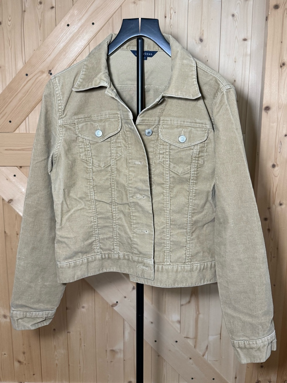 Lands' End Corduroy Jacket in Tan